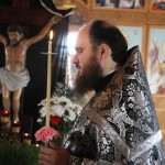 «10 аперля 2015 года, вечерня Великого пятка с выносом Святой Плащаницы и утреня с чином погребения Спасителя».