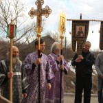 «10 аперля 2015 года, вечерня Великого пятка с выносом Святой Плащаницы и утреня с чином погребения Спасителя».