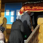 «10 аперля 2015 года, вечерня Великого пятка с выносом Святой Плащаницы и утреня с чином погребения Спасителя».