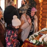 «10 аперля 2015 года, вечерня Великого пятка с выносом Святой Плащаницы и утреня с чином погребения Спасителя».